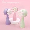 3pcs Facial Cleansing Brush Deep Cleansing Exfoliation Removing Blackhead Massaging