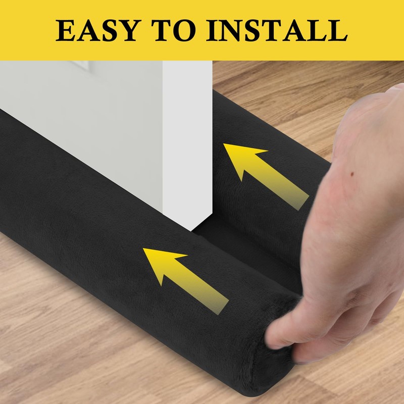 fowong Under Door Draught Excluder - 90cm Draft Excluder for