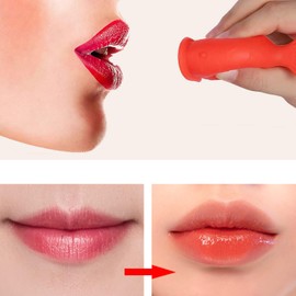 Lip Plumper Device Lip Filler Beauty Pump,Soft Material Pout Lips Enhancer Plumper Tool, Natural Pout Mouth Tool