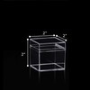 LyyGuanYoo 36 Pack Small Clear Boxes with Lids, 2x2x2 Inches