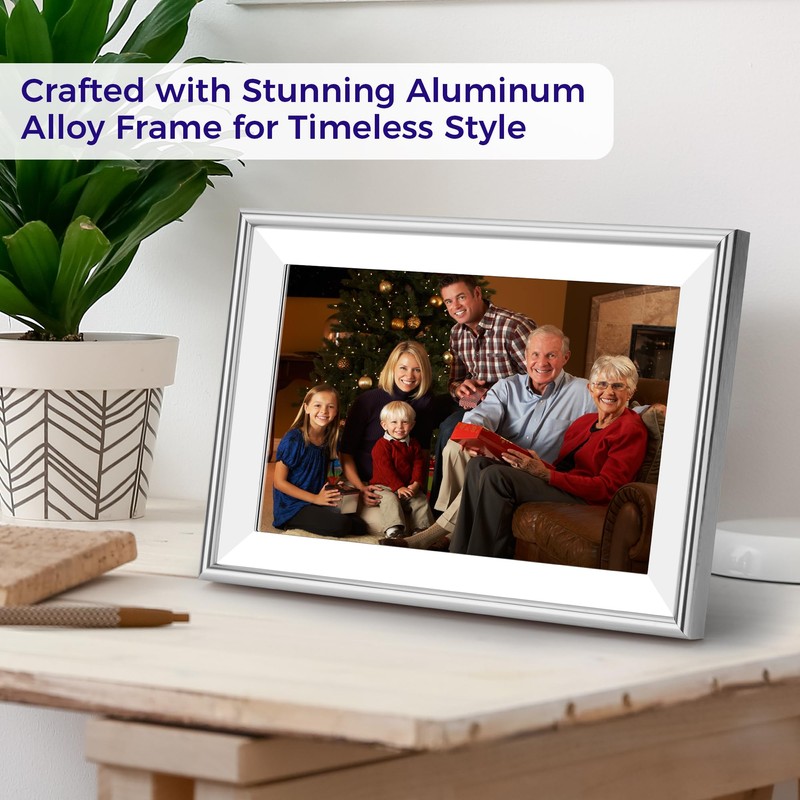FRAMEO Digital Picture Frame - ELIME 10.1 Inch WiFi Digital