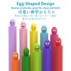 KrauzPet Dog Toys Squeaky, [10 Pack] Soft Puppy Egg Balls,