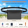 Bonbell Cangurera Transparente Impermeable 2PCS PVC Pantalla Táctil