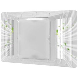 S97013662 Bathroom Fan Cover Grille and Lens for Broan Bathroom Exhaust Fan Models 655, 659, 695, HFL695, 656 for Nutone Bathroom Fan Cover Replacement Parts Bathroom Exhaust Fan Cover