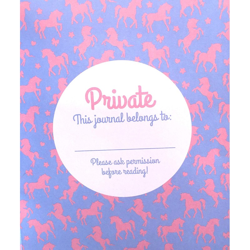 Smiggle Locking Notebook Diary Glam (Glitter Blue)