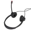 RJ9 Headset Noise Cancelling Mute Function Corded Business Headphone with