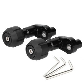 MAKGAGAAI Frame Slider Engine Slider Fairing Guard for Ninja400 Ninja250 Aluminum and POM Anti-Tip Black