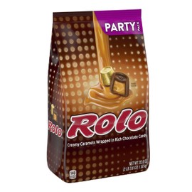 ROLO Rich Chocolate Caramels Candy Party Pack, 35.6 oz