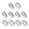 10pcs Wire Rope Thimble Stainless Steel Thimble Wire Rope Thimble