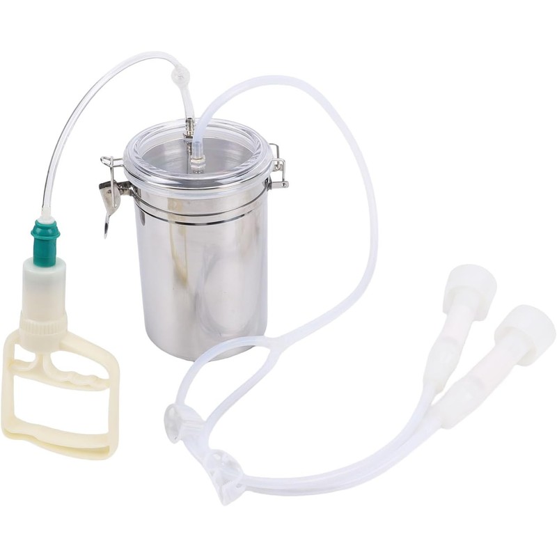 Manual Milking Machine, 2000ml Effort Saving Cow Milking Machine Cow