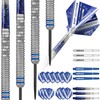 Unicorn World Champion Natural Darts - Blue/Silver - 25g