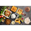 FPN Disposable Sugarcane Square Plates, Compostable Eco-Friendly Dinnerware, Biodegradable Party