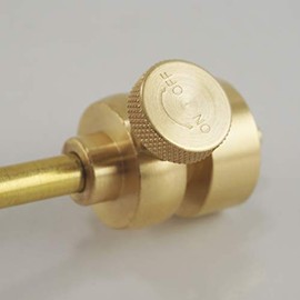 BLUEFIRE Solid Brass Pencil Flame Gas Welding Torch Head Nozzle Upgraded Full Metal Version Fuel by MAPP MAP Pro Propane CGA600 Cylinder (Torch with MAPP kit)