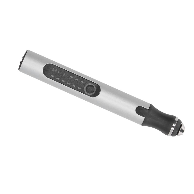 Electric Engraving Pen Set Mini Silver 10W USB Rechargeable Engraving