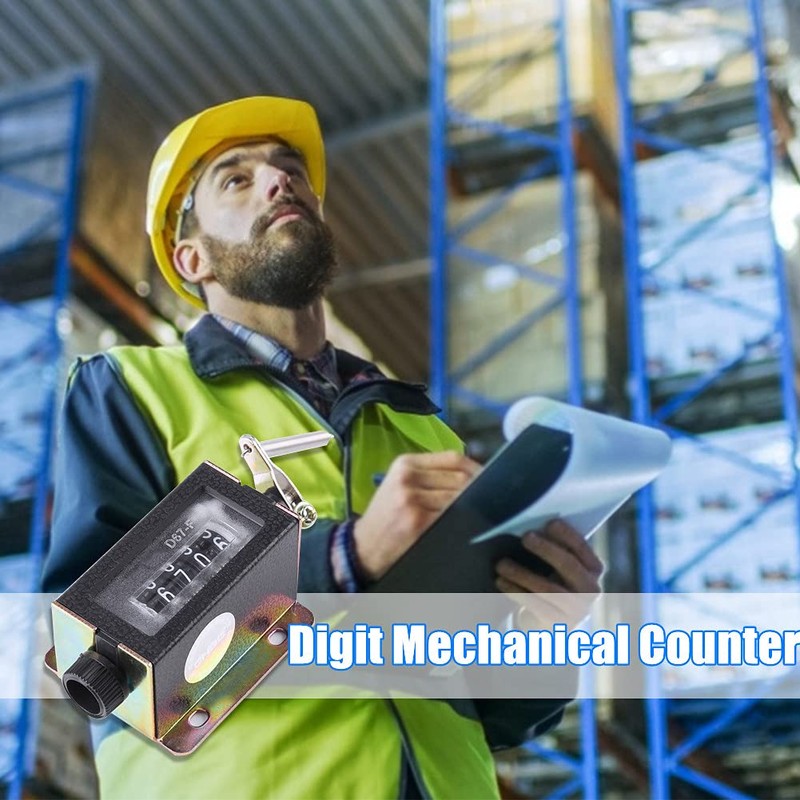 Manual Counting 5 Digit Digit Counter, Hand Counter, Mechanical, Arithmometer,