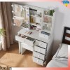 Yamissi 6 Drawers Vanity Desk Set with Sliding LED Light