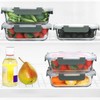 [5-Packs, 30 Oz] Glass Meal Prep Containers with Snap Locking