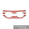 SQQP Center Console Rear Cup Holder Trim Cover, ABS Interior