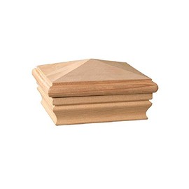 Maine Ornamental (56886) 4" x 4" High Pyramid Western Red Cedar Post Cap