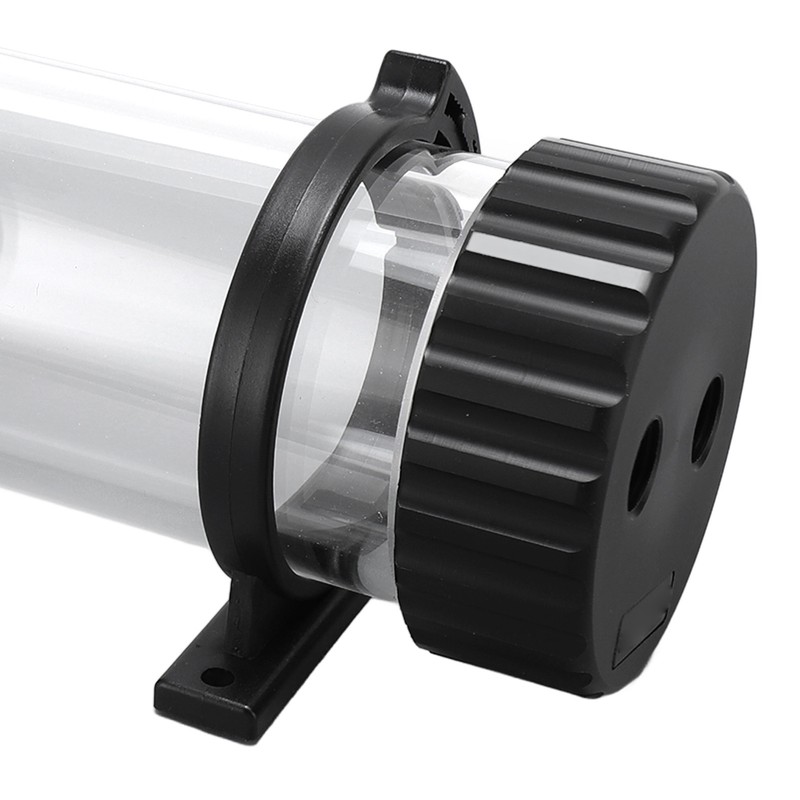 Cylindrical Water Cooling Tank PC Water Tank Built in Filtration
