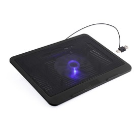 Laptop Cooler Cooling Pad, Portable Quiet Laptop Cooling Pad Stand with USB Stand Laptop Notebook Cooler for 14 Inch Below Notebook(Black)