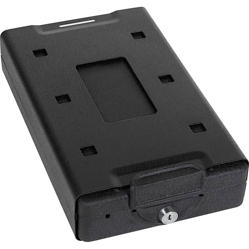 Bulldog Cases Car Safe with Key Lock, Mounting Bracket and