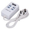 USB Socket Outlet Smart Fast Charging Multifunctional Portable White Small