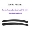 IG Window Visor for Toyota Tacoma Standard Cab 1995-2004, Rain