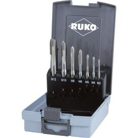 Ruko 245061RO Tap Drill Bit Set 7-Piece HSS Co 5 DIN 371/376