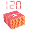 120 PCS Mega Dart Refill Pack 9.5cm Red Premium Refill