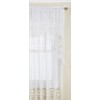 Lorraine Home Fashions Seville Cortina Blanca de 213 x 160