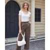 Vulkitty Small Shoulder Bag Women's Hobos Bag Dumpling Handbags for