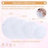 Haefoo 7.2FT White Round Backdrop Cover for 5 to 7.2ft