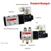 RIH Pneumatics Solenoid Valve 4V210-08 12V/24V/110V Single Coil Pilot-Operated Electric