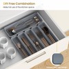 6 Pack Silicone Drawer Organizer for Kitchen, DIY Free Combination