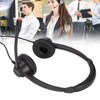 RJ9 Headset Noise Cancelling Mute Function Corded Business Headphone with