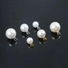 20 Pcs Small Pearl Buttons Round Pearl Bridal Buttons Crystal
