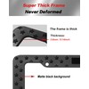 Aootf American Flag License Plate Frames- Black Plastic USA Flag