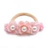 cherrboll 3pcs Baby Girl Flower Headbands, Super Soft & Stretchy