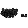 sourcing map 36pcs 5/8" 16mm OD Plastic Round Tube, Ribbed