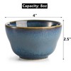 Peohud 6 Pack Small Dessert Bowls, 8 Ounce Bouillon Cups,
