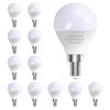 12 Pack E12 LED Candelabra Light Bulbs, 60 Watt Equivalent,