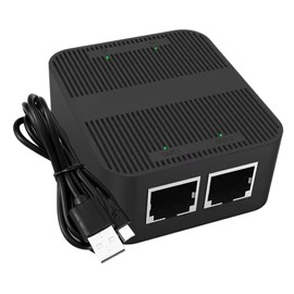 LABRIMP Ethernet Splitter Adapter to Network Splitter for Easy Durable for Home Office Use No Additional Drivers Required