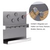 LuHeToz Stainless Steel Key and Letter Holder with Magnetic Memo