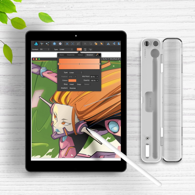 For IOS Pencil Charging Case 570mAh Large Capacity for IOS