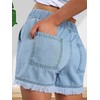 DEICAEVO Jean Shorts Womens High Waisted Denim Shorts with Pockets