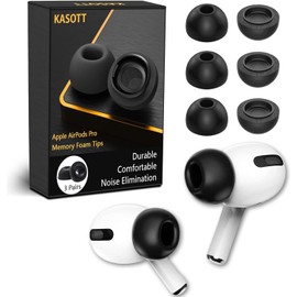 KASOTT AirPods Pro Eartips Eartips Earbud Tips Earbud Tips Earbud Covers Noise Reducing Noise Isolation Anti-slip Soft Ear Wax Guard Fit Shedding Prevention Air Pods Professional Compatible