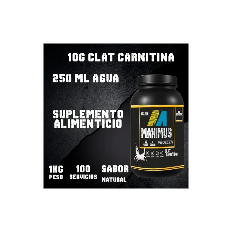 Maximus Protein Cla Carnitina 1kg 100 Servs Varios