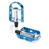 XLC Pedale MTB Ultralight, Silber/Blau, 20x10x4cm