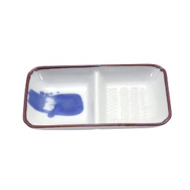 New Carefully Selected! Soba Monogatari Soba Dokoro Wave Splash Condiment Plate 1 Piece